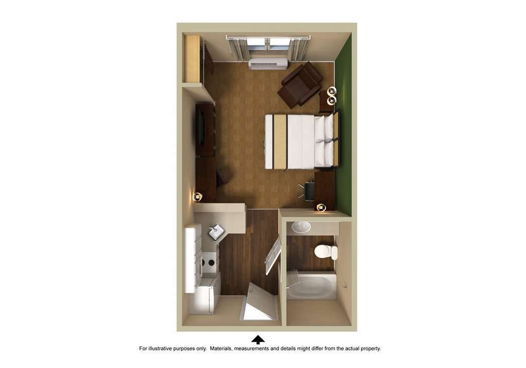Extended Stay America Suites - Raleigh - Cary - Regency Parkway North الغرفة الصورة